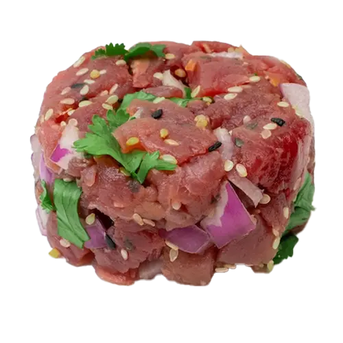 [2] [2] Tartare de thon, sésame & gingembre