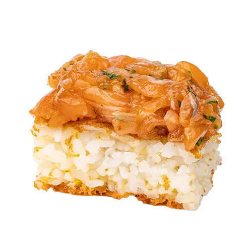 [262] [262] Sushi Panko tartare de deux saumons 
