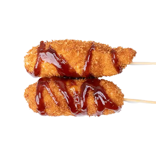 [190a] [190a] Kushikatsu poulet fromage